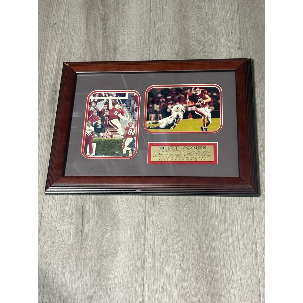 Matt Jones Framed Arkansas Razorbacks Composite